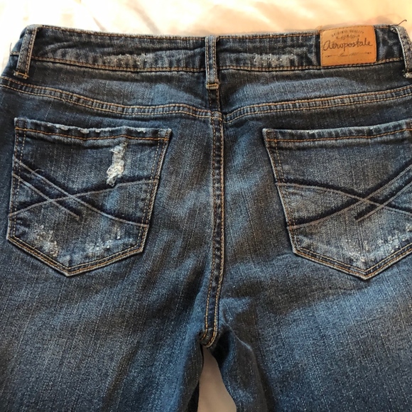 Aeropostal Skinny Crop Jeans - Picture 2 of 3